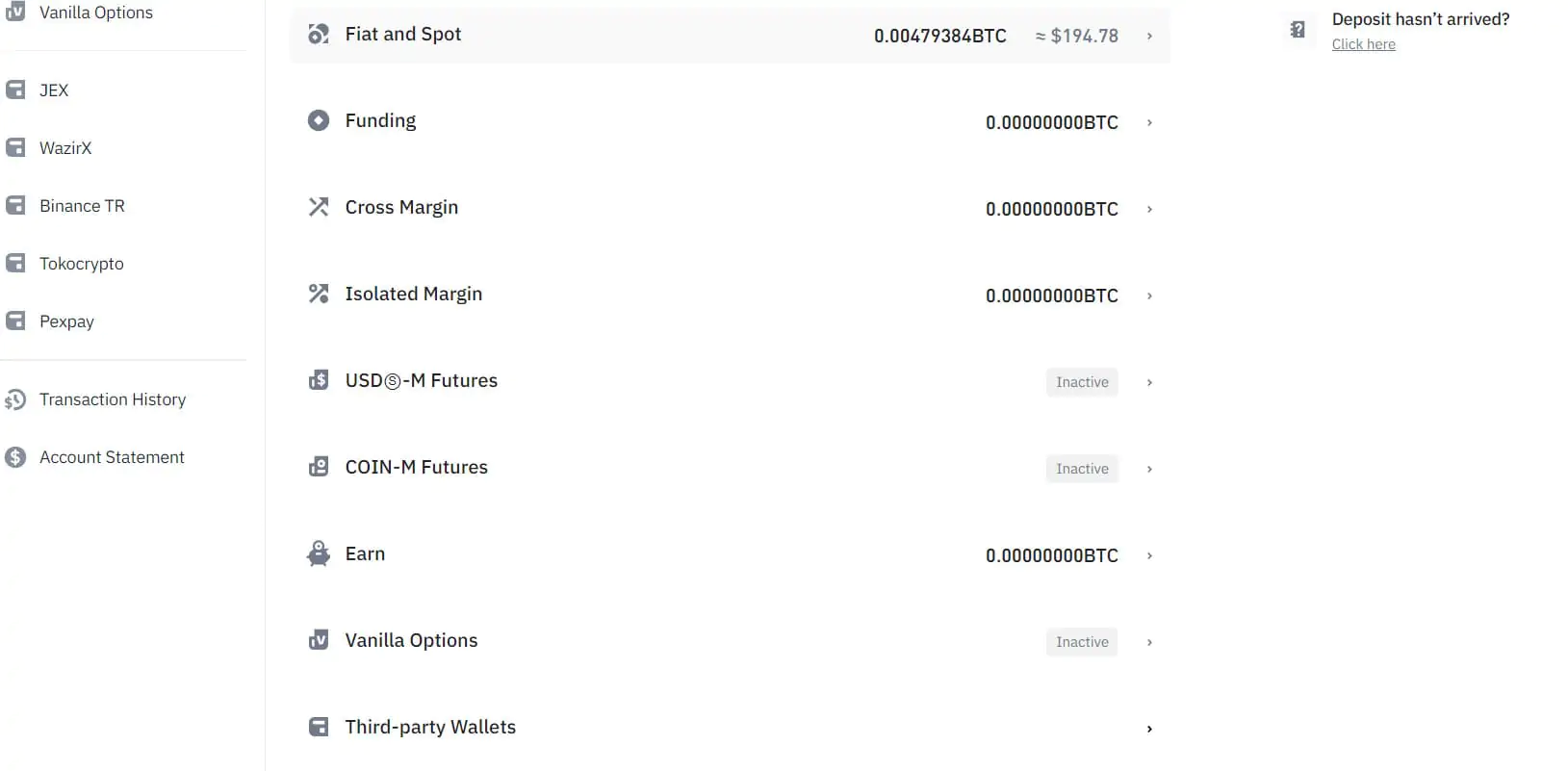 Binance Wallet airson cunntas