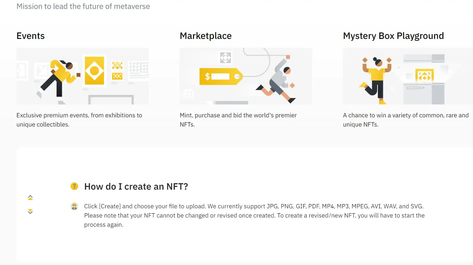 Tachartasan air Binance